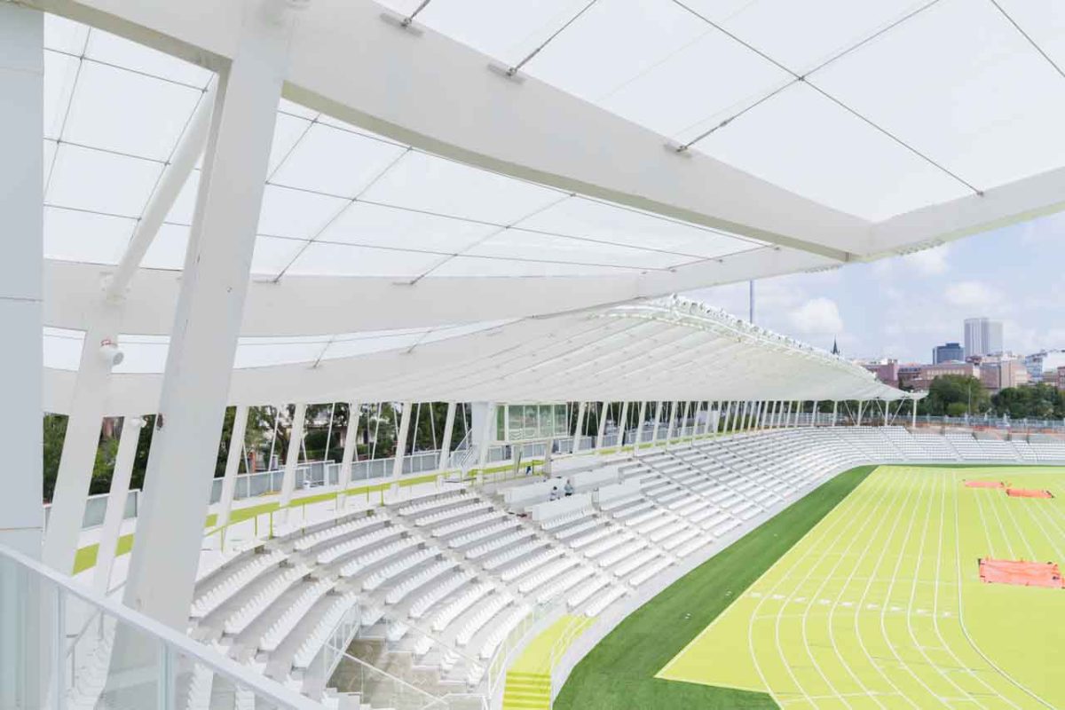 Estadio de Vallehermoso - vista interior