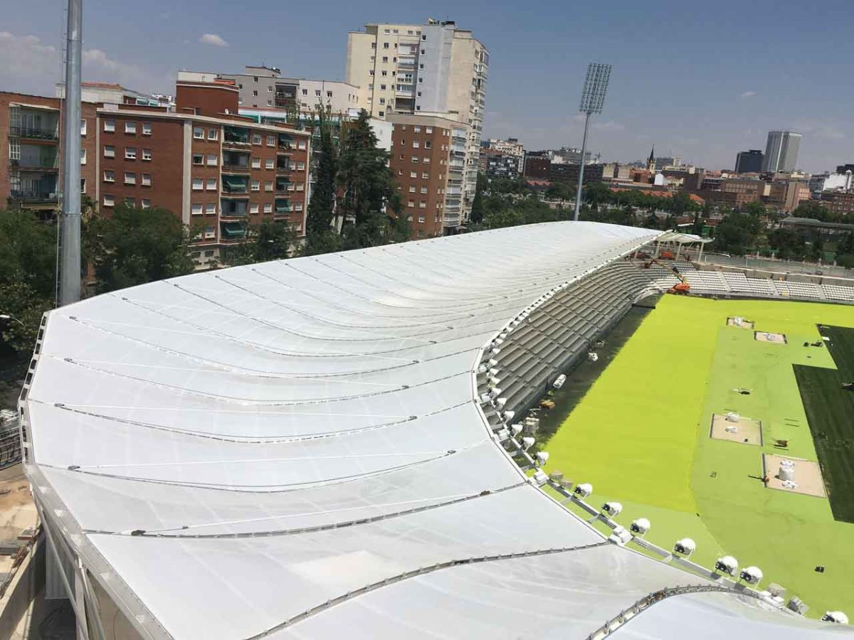Estadio de Vallehermoso - cubierta superior